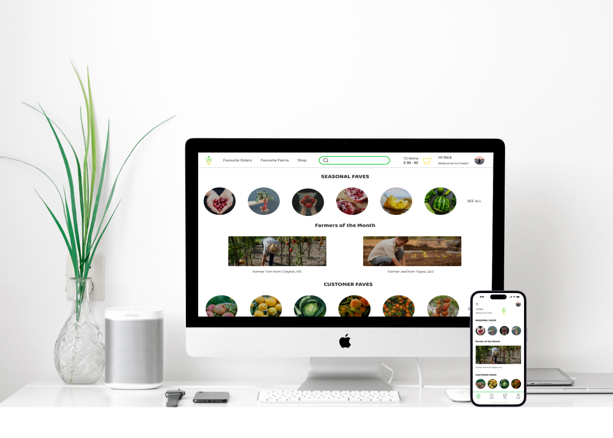 Responsive Design on desktop and mobile
