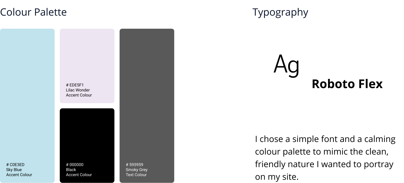 Image showing colour palette and typography